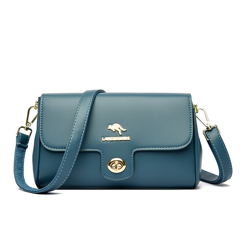 Mom Korean Simple Large Capacity Solid Crossbody Bags