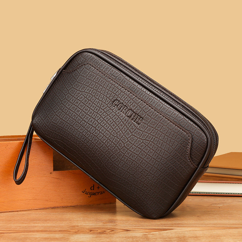 Men's Clutch Password Large Capacity Trendy Soft Bags