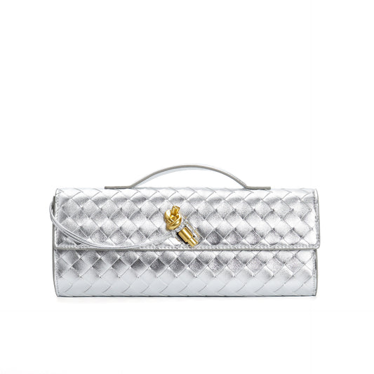 Woven High Sense Fashion Trend Hand Gold Crossbody Bags