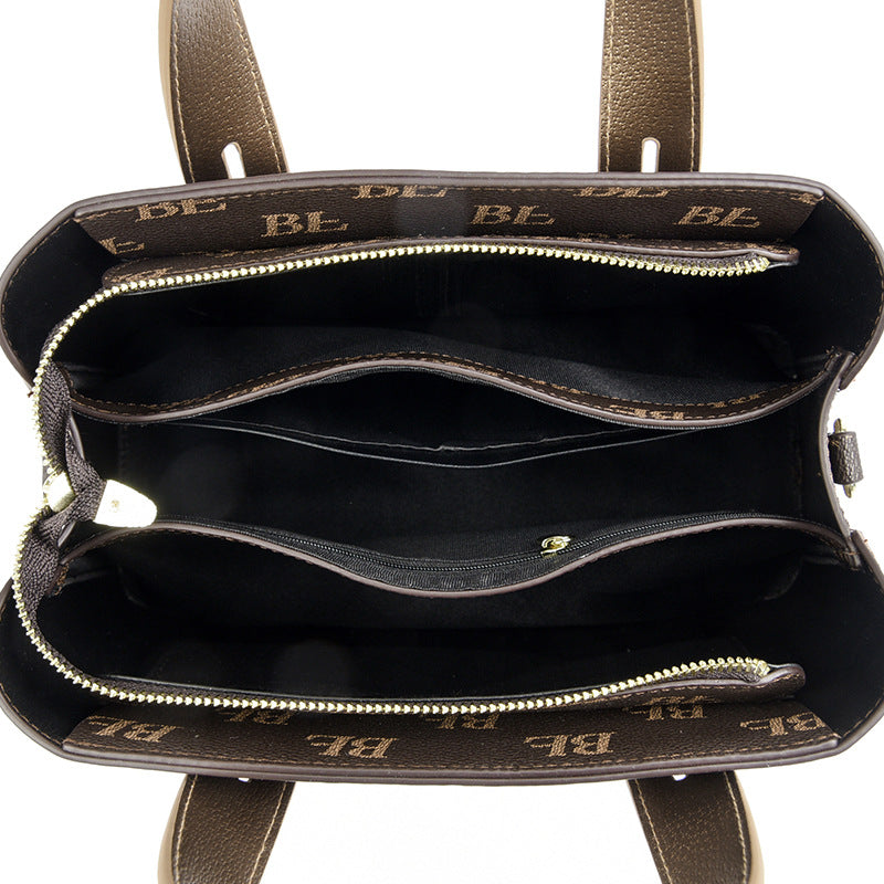 Women's High Sense Printed Fashion Commuter Large Handbags