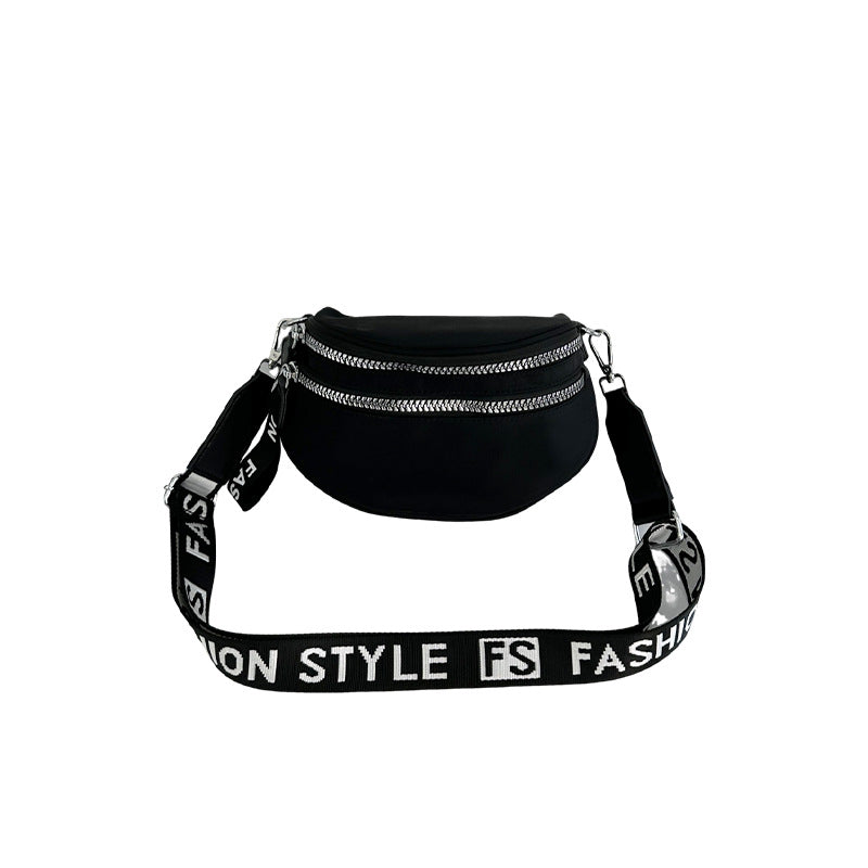 Women's Semicircle Lightweight Summer Leisure Wide Strap Bags