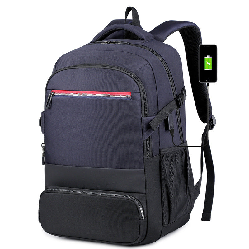 Men's Business Fashion Large Capacity Rechargeable Optional Backpacks