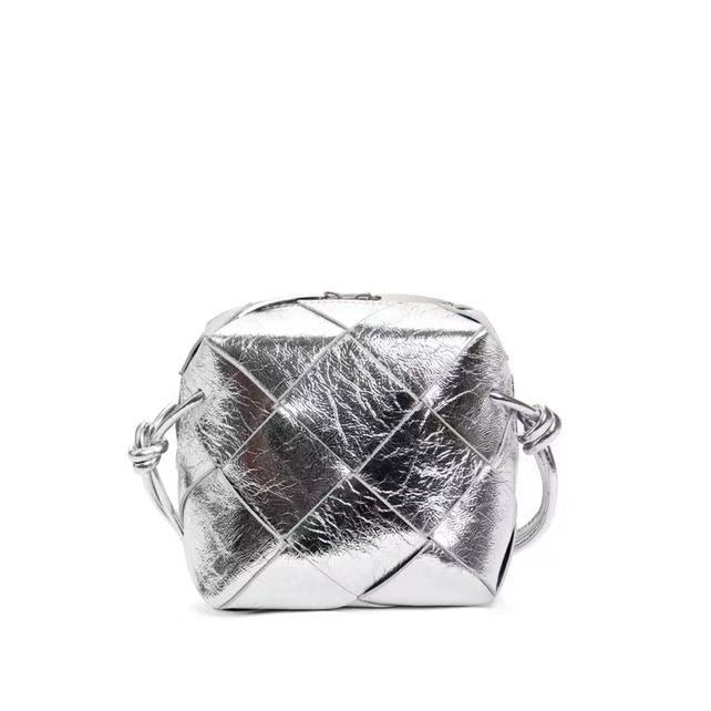 Women's Spring Genuine Leather Diamond Pattern Commute Soft Crossbody Bags