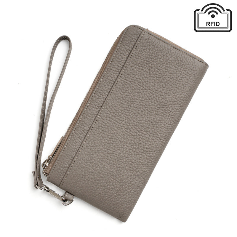 Women's Fashion Leather Long Zipper Hand Carrying Ladies Wallets