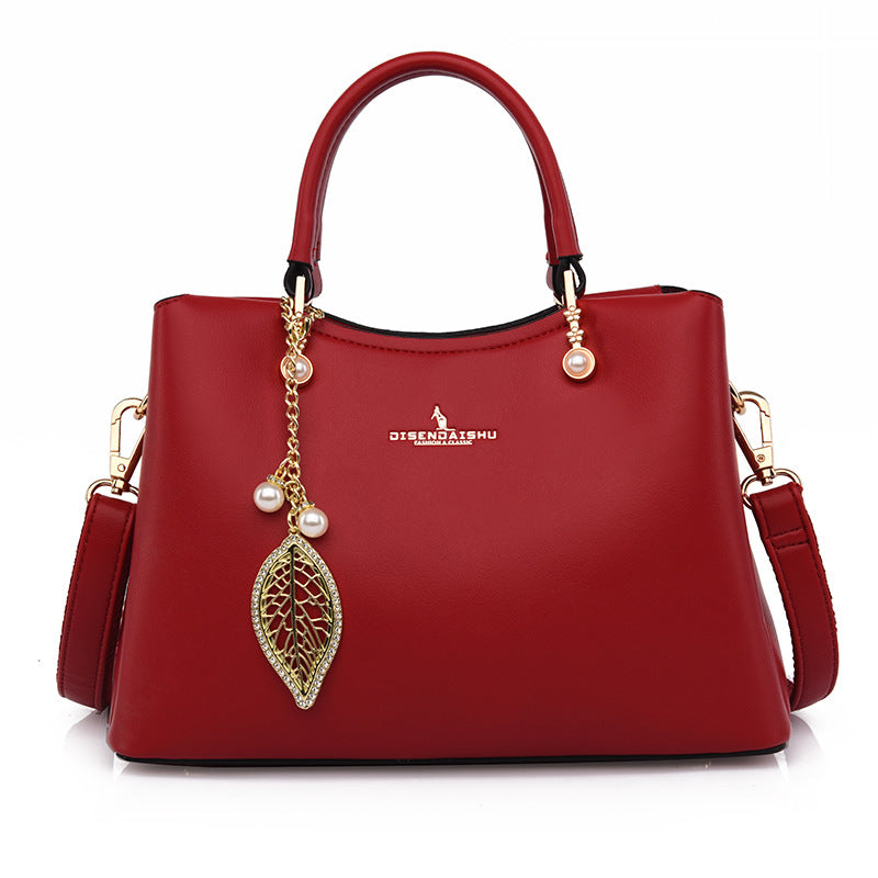 Women's Mother Soft Leather Generous Fashion Handbags