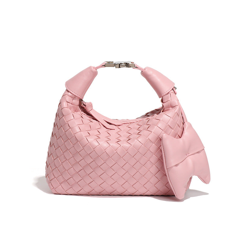 Women's Hand-woven Lunch Box Texture Trendy Handbags