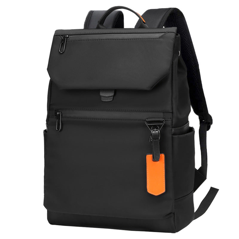 Men's Washed Cloth Business Computer Commuter Lightweight Backpacks