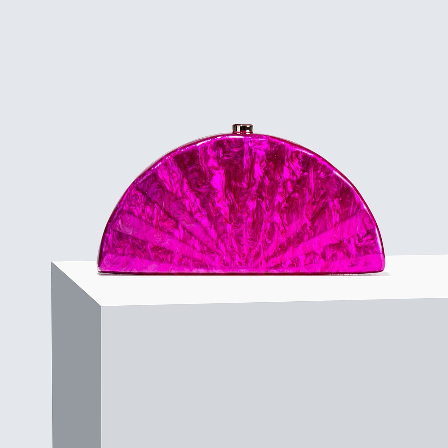 Women's Semicircle Fan-shaped Acrylic Fashion Wedding Dinner Bags