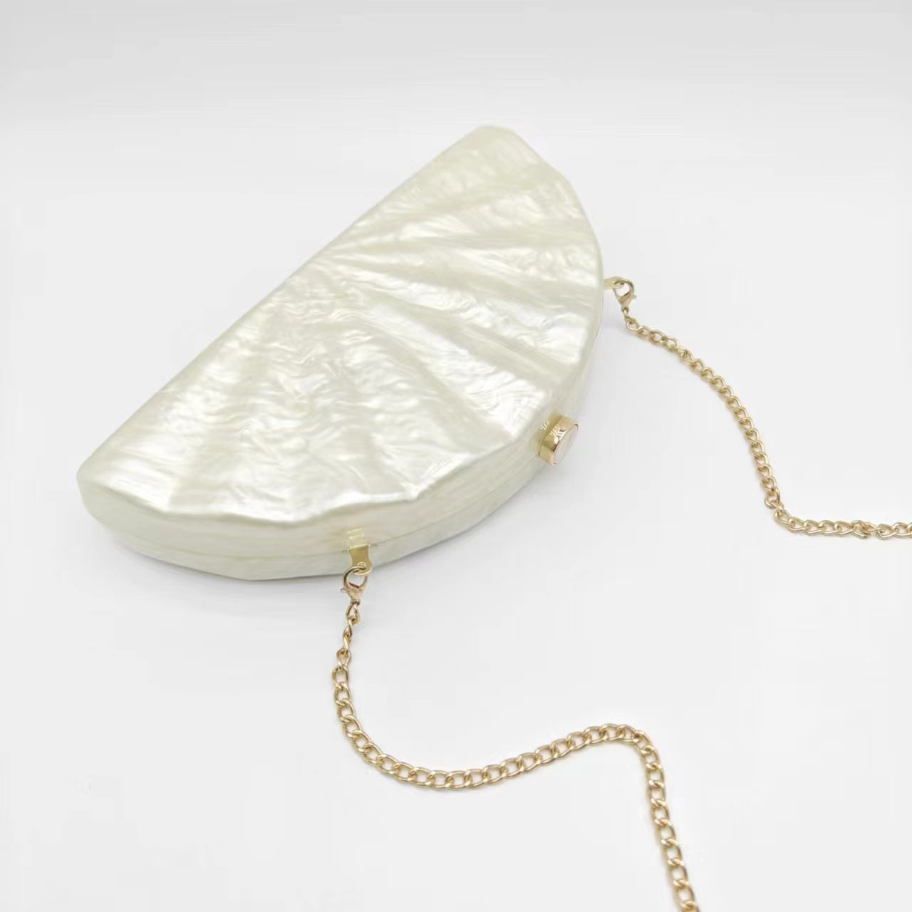 Women's Semicircle Fan-shaped Acrylic Fashion Wedding Dinner Bags