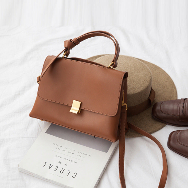 Women's Genuine Leather High-grade Minority Fashion Underarm Shoulder Bags