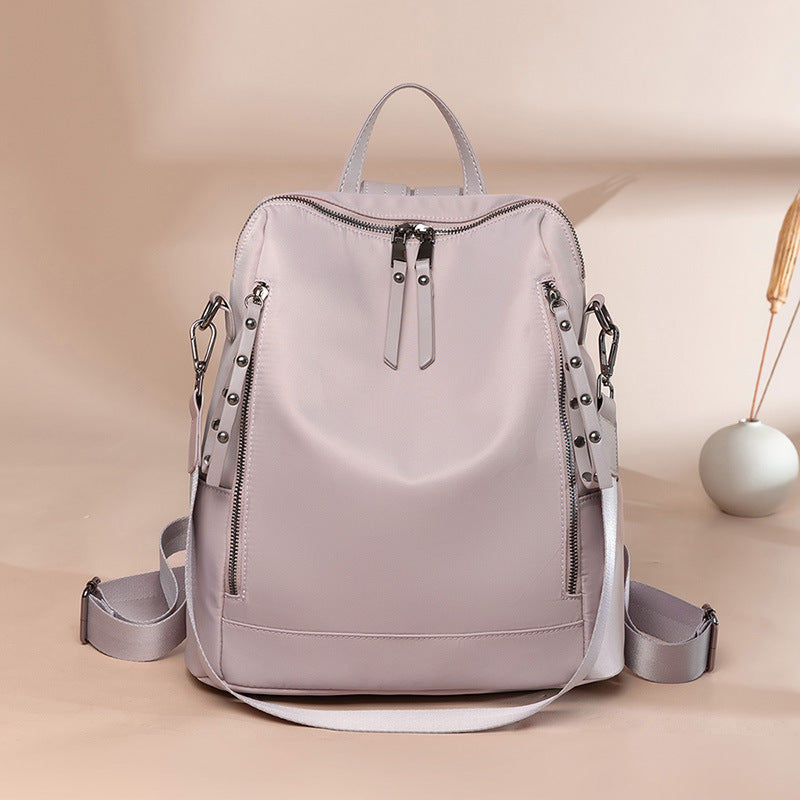 Women's Oxford Cloth Simple Fashion Versatile College Backpacks
