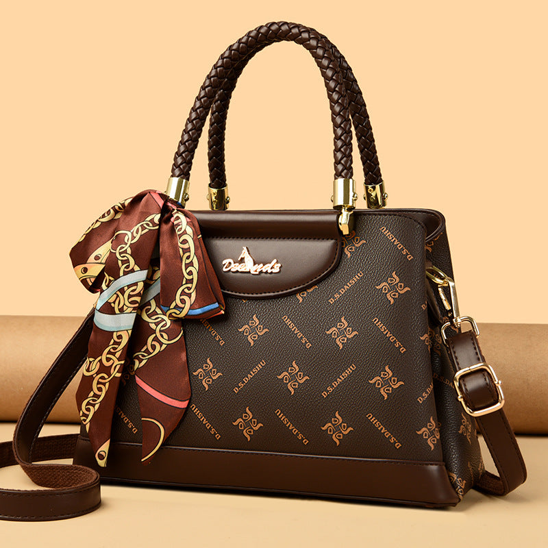 Women's Female Fashionable Mother Soft Leather Wedding Handbags