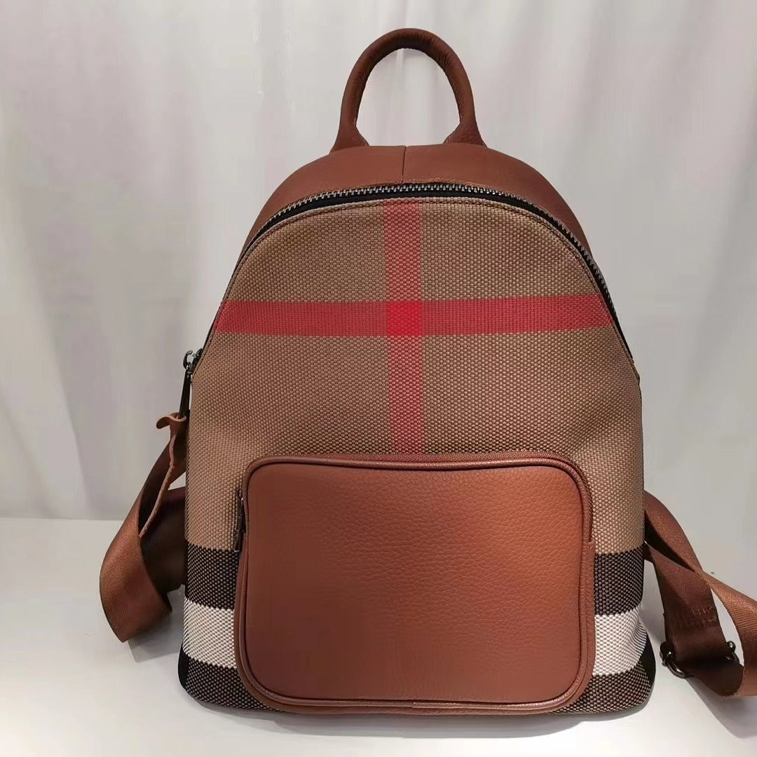 Women's High-grade Genuine Leather Large Capacity Niche Backpacks