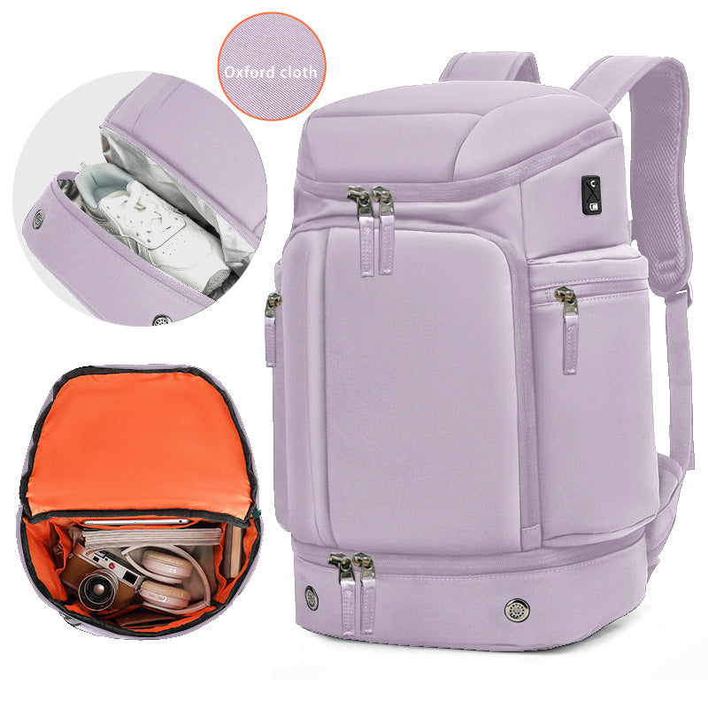 Men's Large Capacity Dry Wet Separation Multifunctional Backpacks