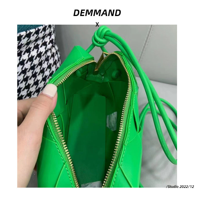 Classic Style Rhombus Portable Woven Box Bags