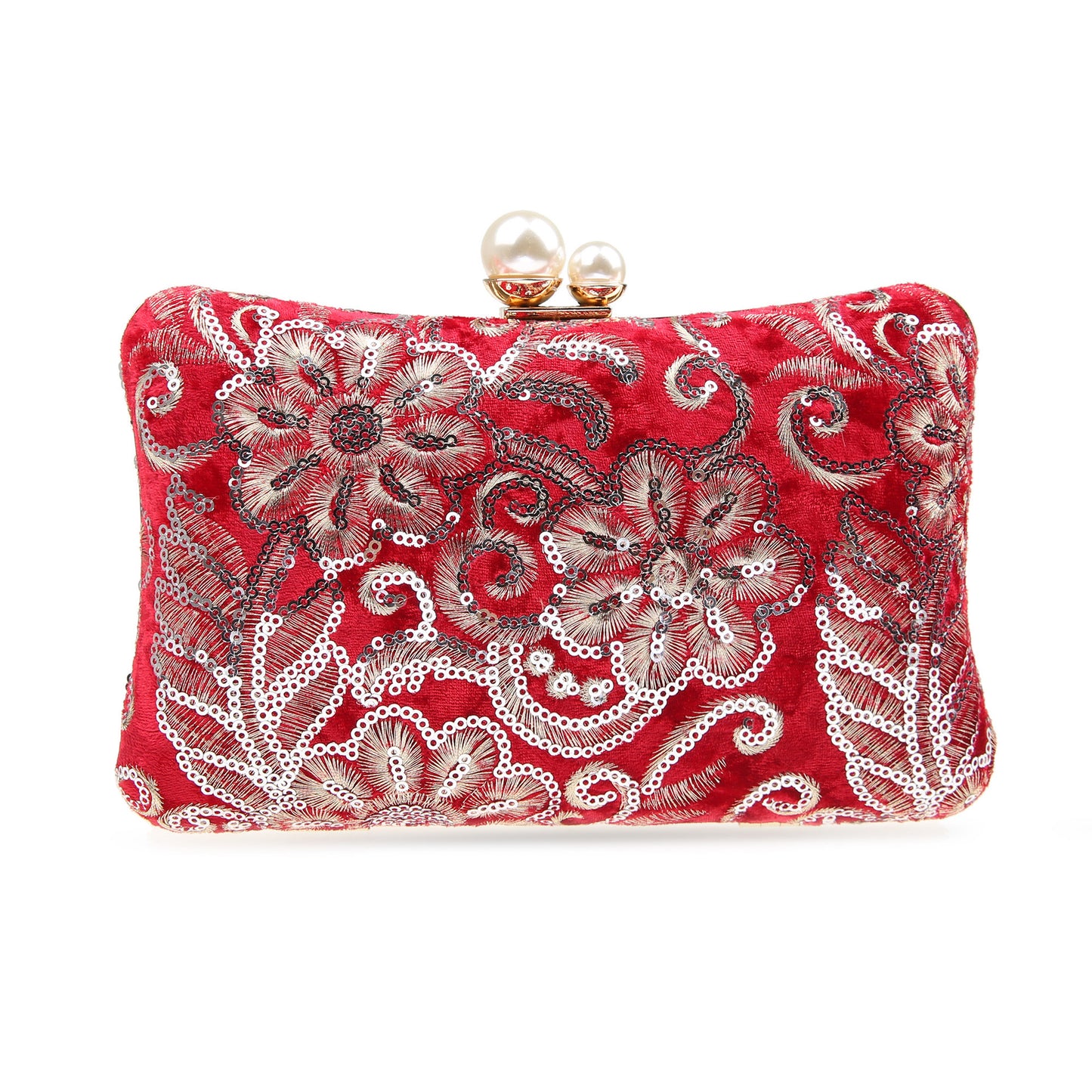 Women's Sequin Retro Banquet Clutch Dinner Compartment Evening Bags