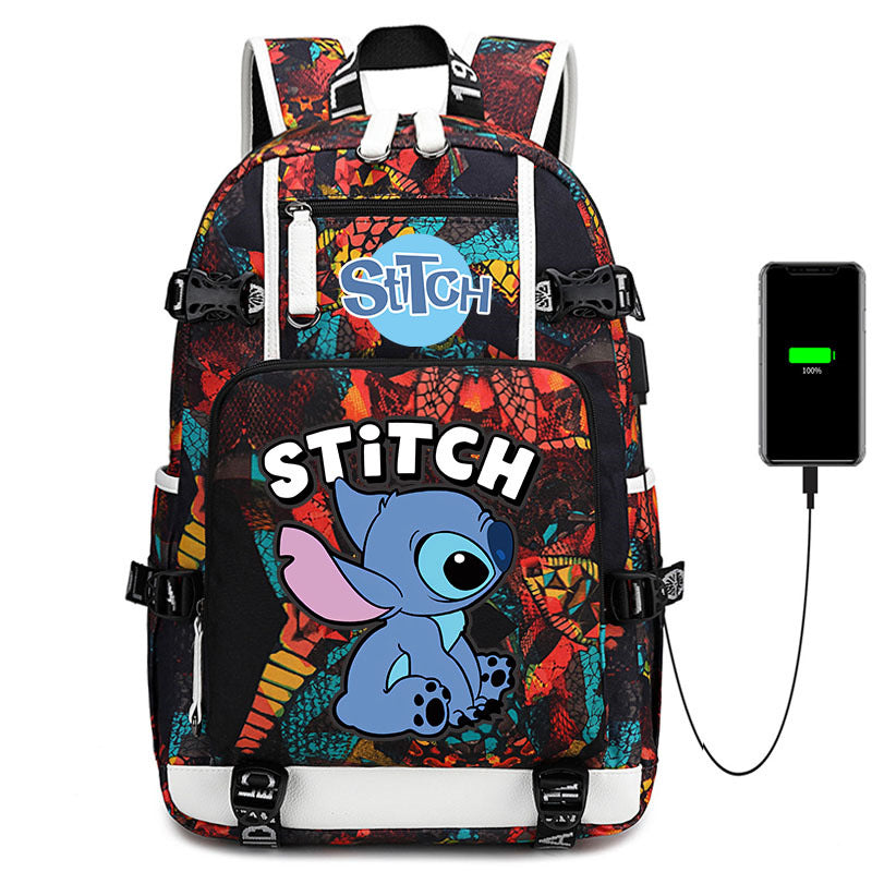 Caddy Cartoon Stitch Boy Four Or Backpacks