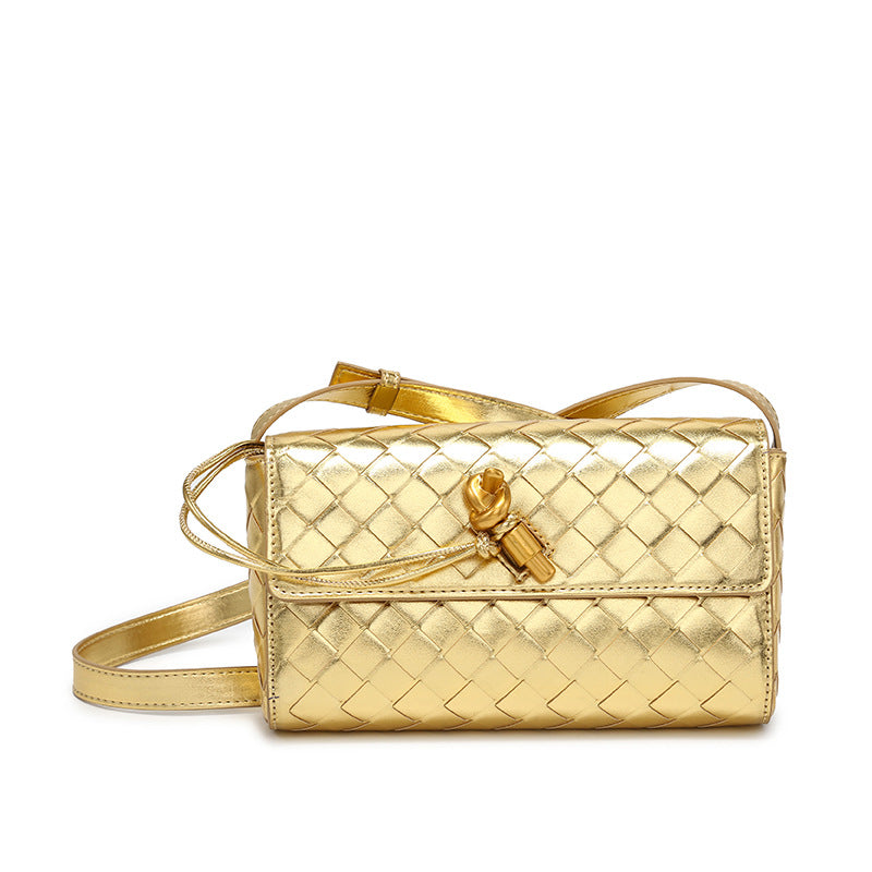 Creative Hand-woven Hardware High Sense Female Handbags