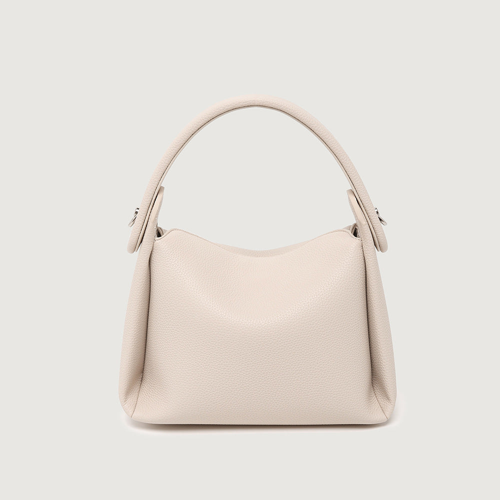 Portable Large Capacity Solid Color Pillow Khaki Handbags