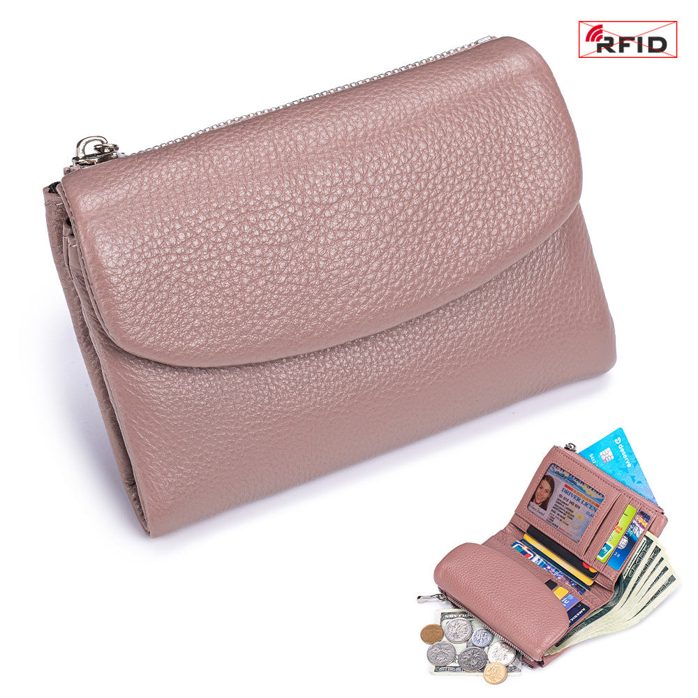 Women's Fashion Short Soft Textured Large Capacity Ladies Wallets