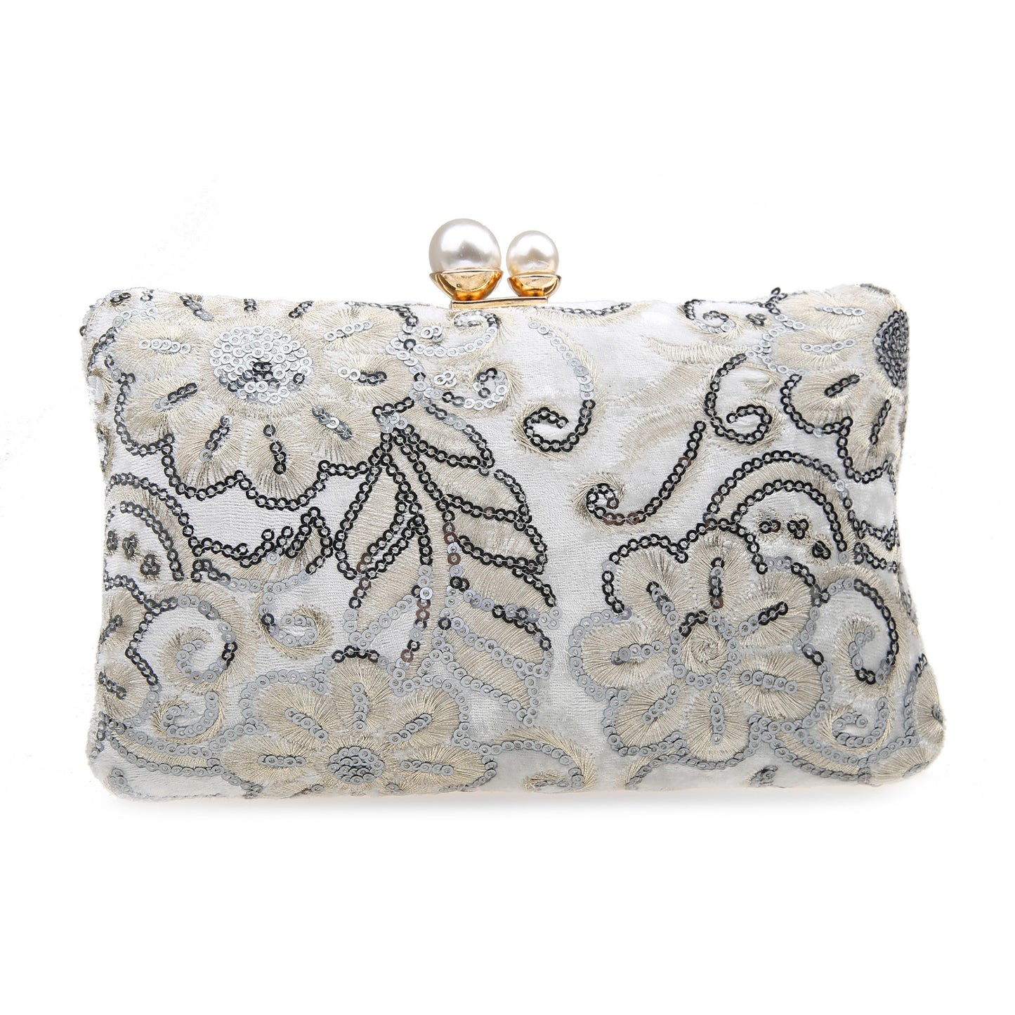 Women's Sequin Retro Banquet Clutch Dinner Compartment Evening Bags