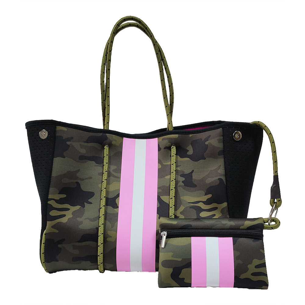 Neoprene Beach Printing Weekend Portable Seaside Handbags