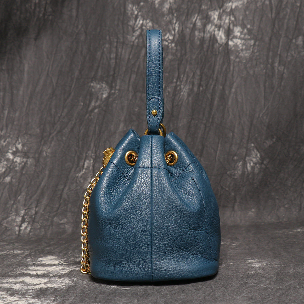 Layer Cowhide Fashion Genuine Leather High Bags