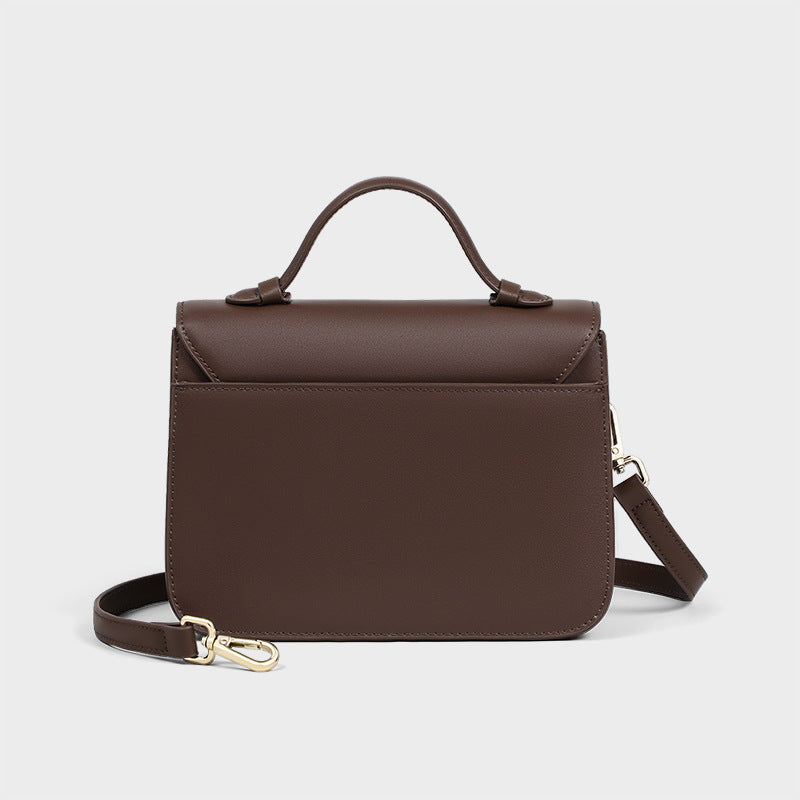 Women's Poor Genuine Leather Commuter High-grade Crossbody Bags
