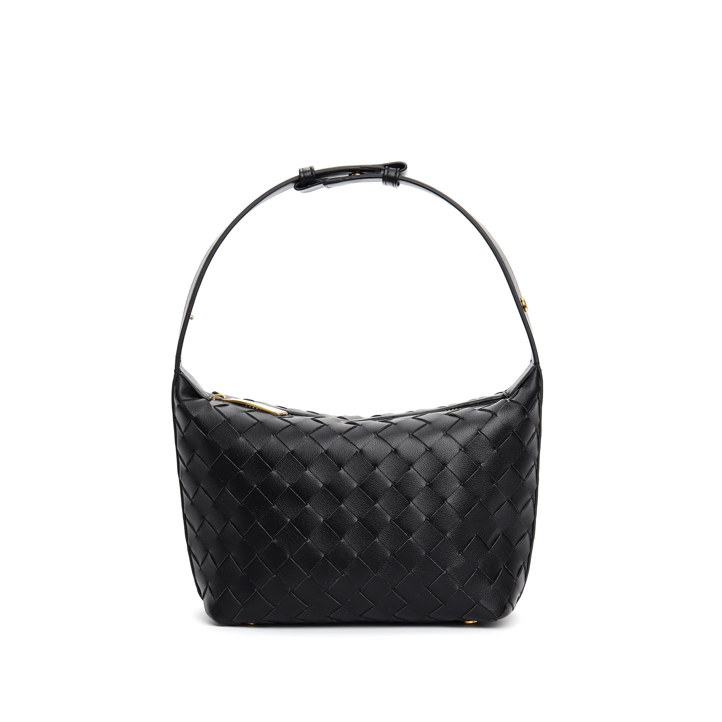 Women's Woven Dumpling Hand Niche Rhombus Single Bags