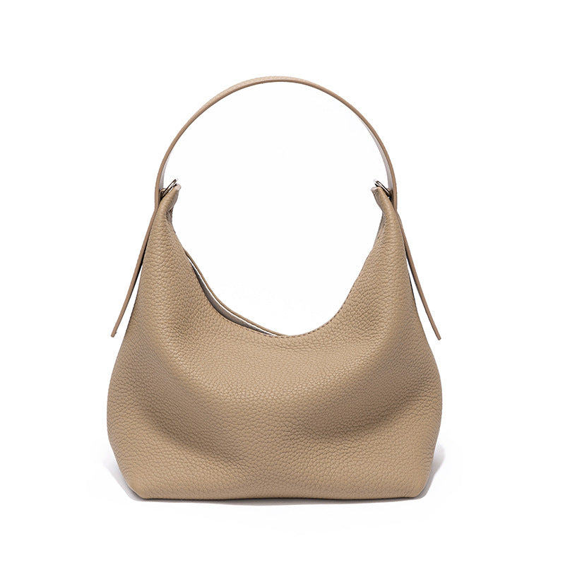Women's Korean Style Litchi Leather Fashion Genuine Crossbody Bags