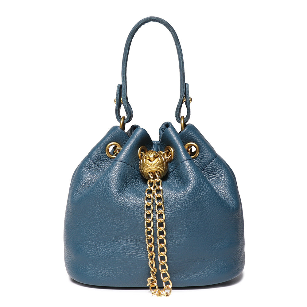 Layer Cowhide Fashion Genuine Leather High Bags