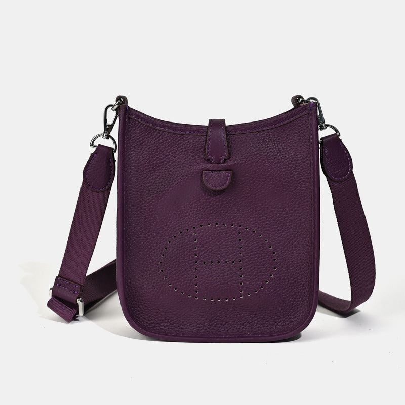Female High Sense Niche Leather Packet Crossbody Bags