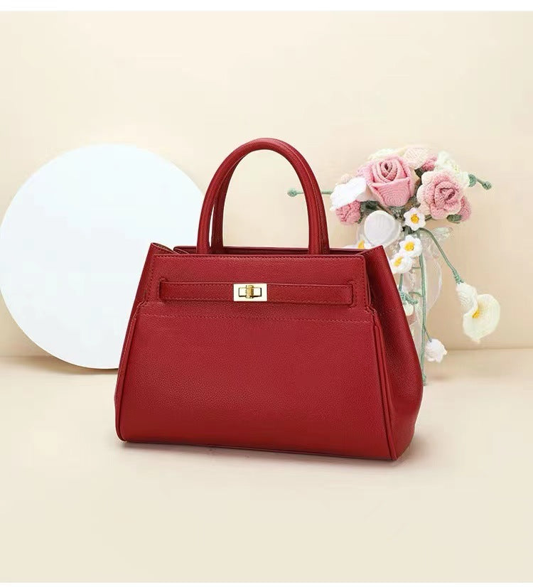 Women's High-grade Portable Red Wedding Large Capacity Shoulder Bags