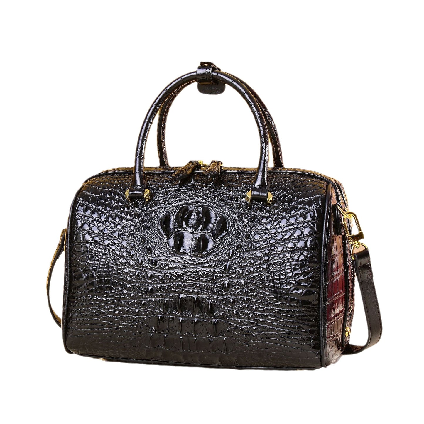 Women's Crocodile Skull Pattern Hand Fashion Classic Handbags