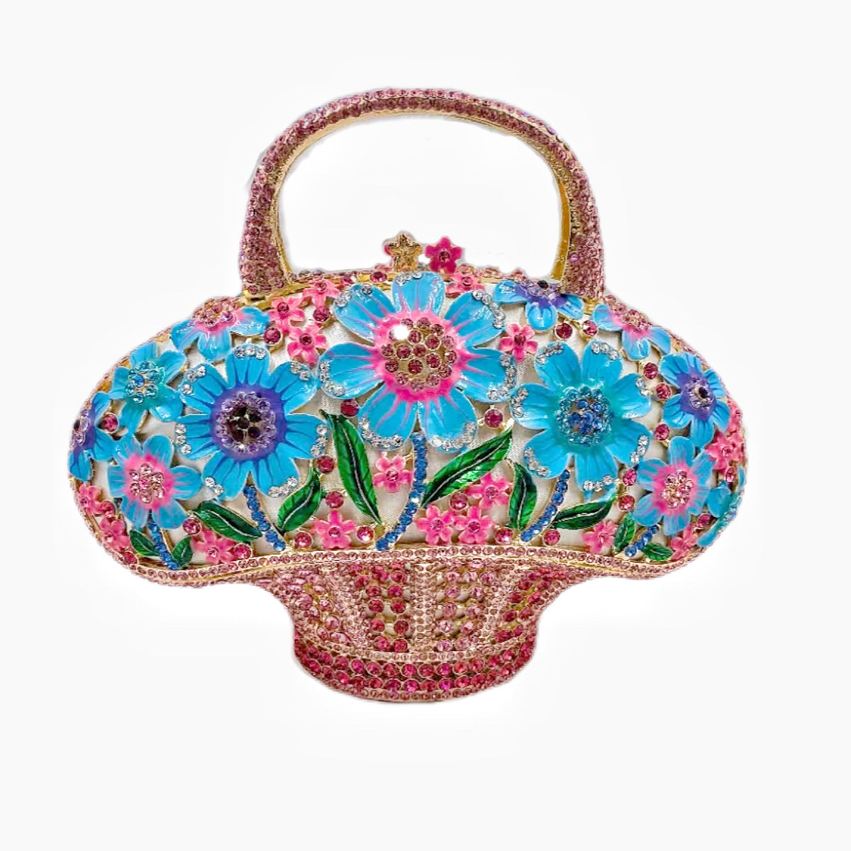 Women's Attractive Diamond Banquet Full Clutch Evening Bags