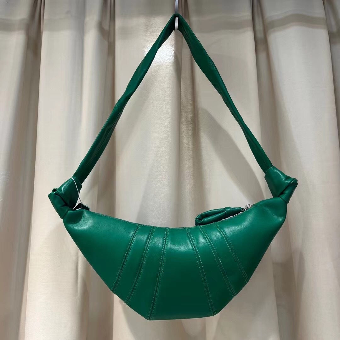 French Retro Croissant Niche Texture Dumpling Crossbody Bags