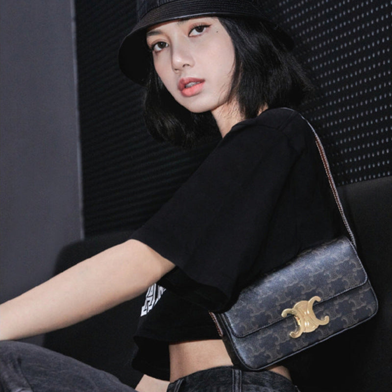 Presbyopic Underarm French Stick Female Retro Crossbody Bags