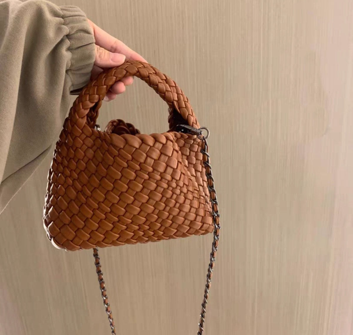 Women's Handmade Woven High-grade Mini Chain Bags