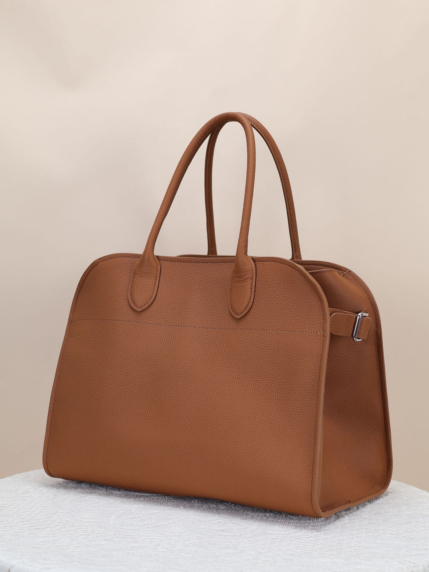 Women's Pattern Top Layer Cowhide Large Capacity Handbags