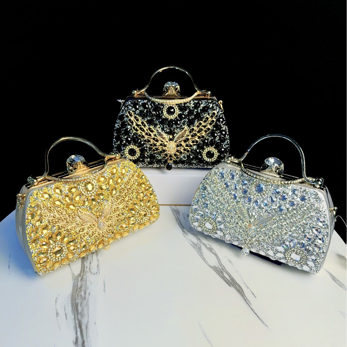Rhinestone Design Temperament Dinner For Banquet Evening Bags