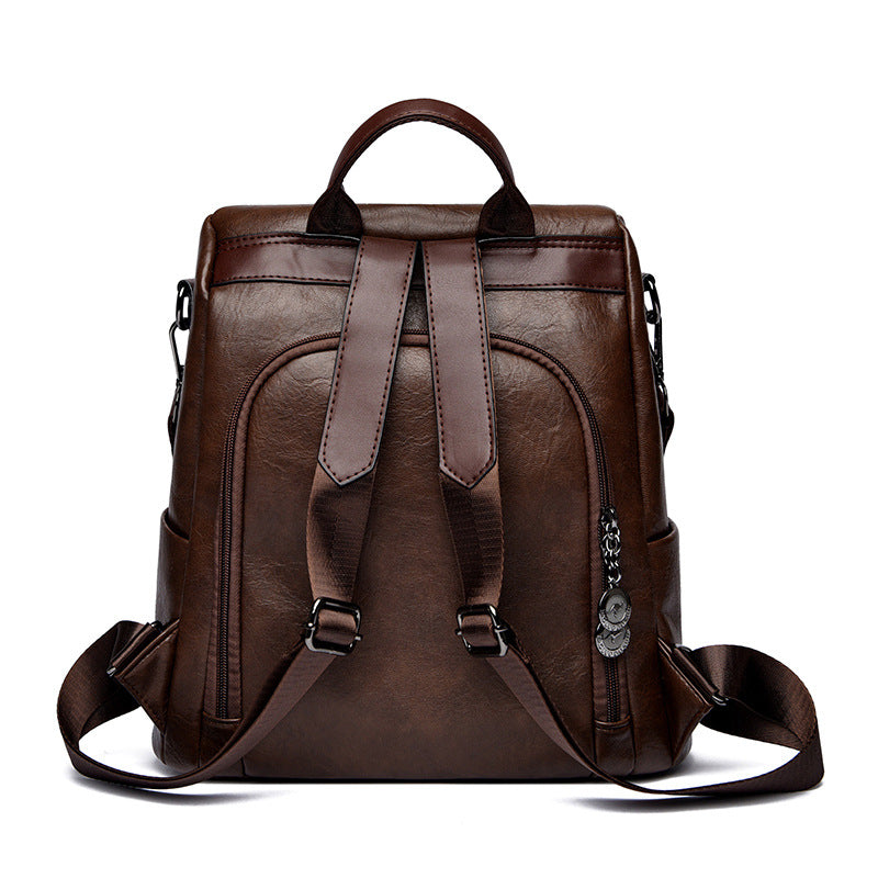 Women's Vintage Genuine Leather Soft Large Capacity Bags