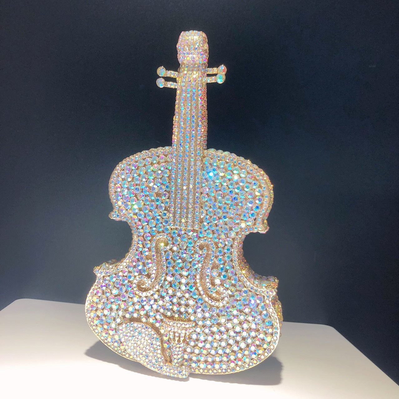 Selection Of Violin Diamond Banquet Rhinestone Evening Bags
