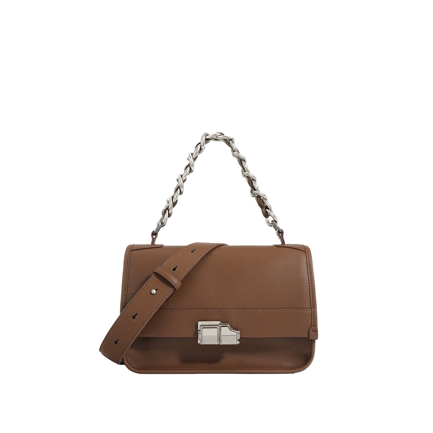 Genuine Leather Early Spring Commuter Design Crossbody Bags