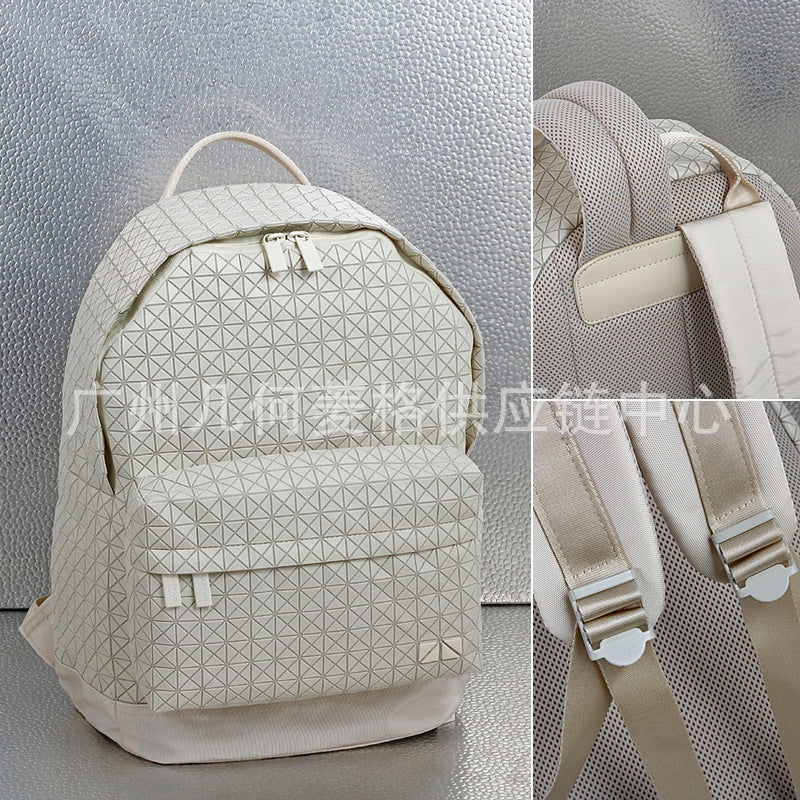 Geometric Rhombus Silicone Male Female Computer Bags