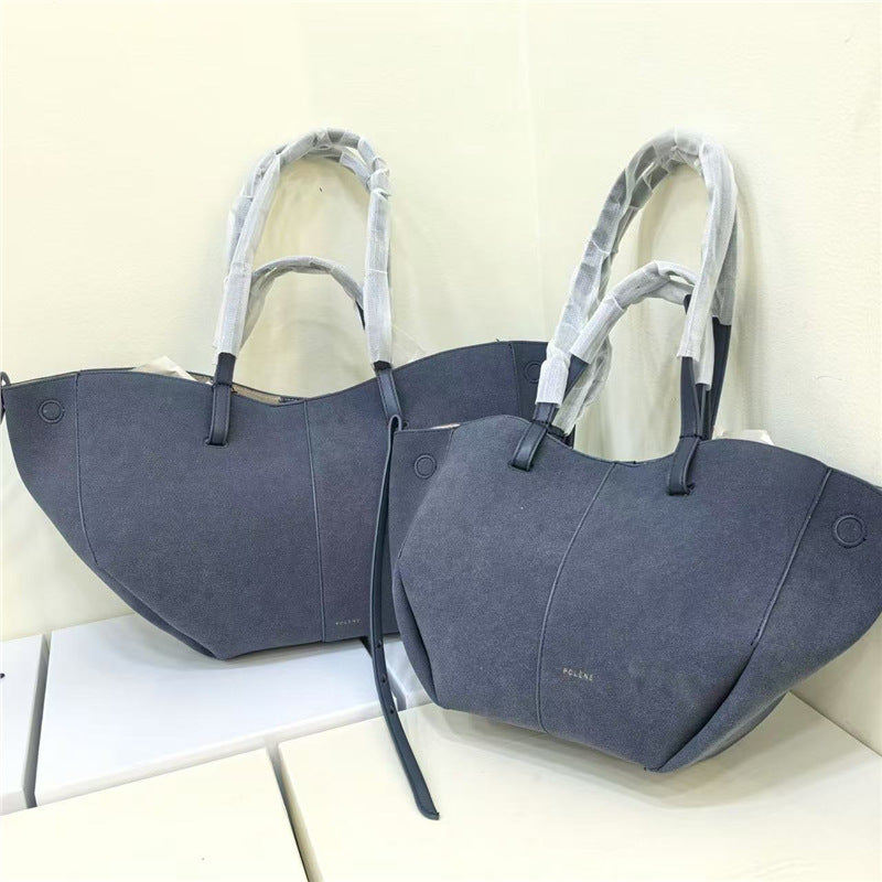 Women's Pauline Matte Leather Wings Style Frosted Shoulder Bags