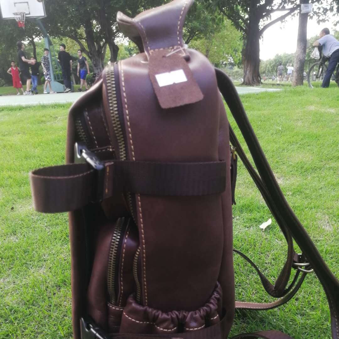 Women's & Men's & First Layer Cowhide Business Computer Backpacks