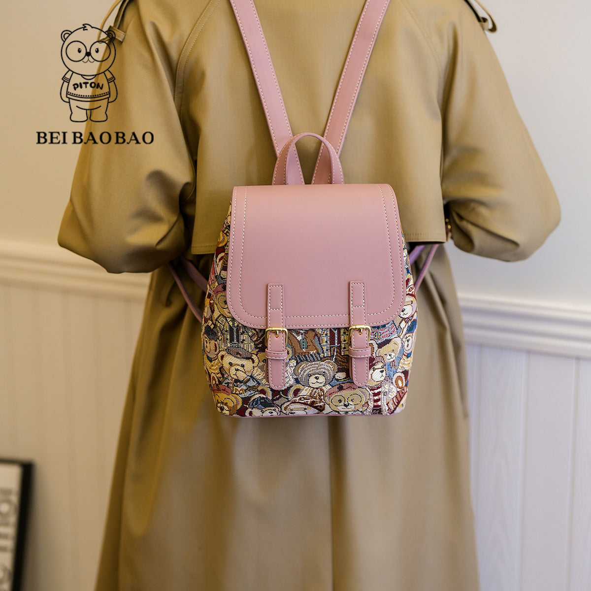 Women's Graceful Popular Source Cartoon Leisure Backpacks