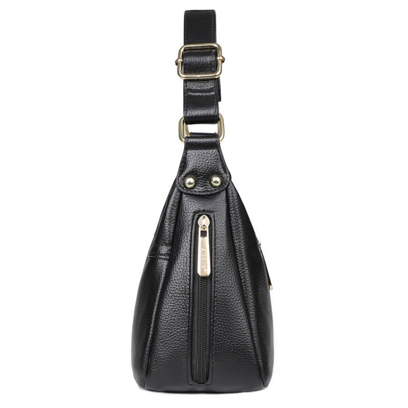 Women's Soft Leather Mother For Elders Crossbody Bags