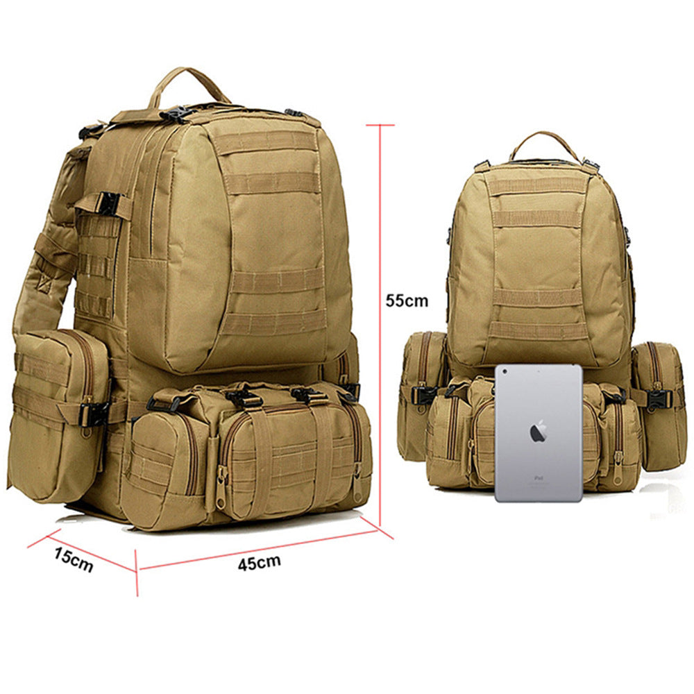 Combination Military Fan Large Capacity Hiking Mountaineering Backpacks