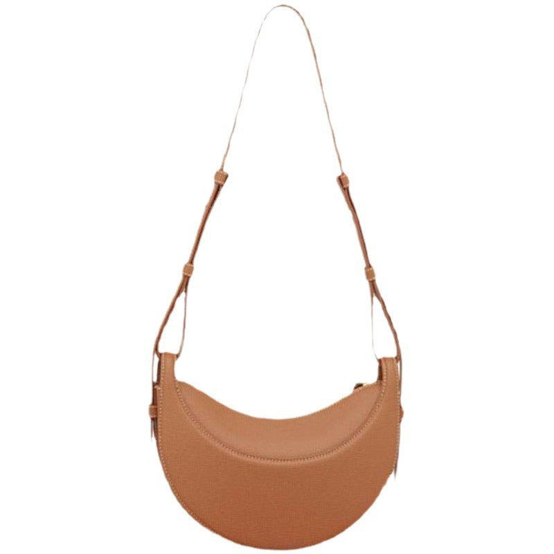 Women's French Saddle Half Moon Underarm Crossbody Bags